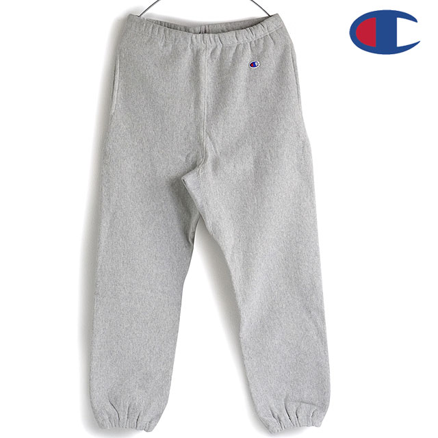チャンピオン Champion メンズ リバースウィーブ ロングパンツ [C3-W205] REVERSE WEAVE LONG PANTS ボトムス スウェットパンツ ジョガーパンツ SILVER GRAY