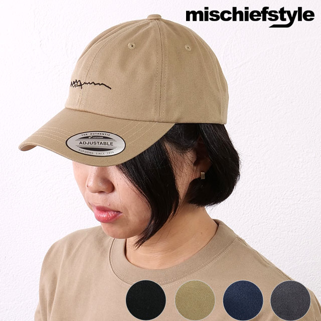 〔正規品〕ミスチーフ 帽子 ミスチーフスタイル mischiefstyle ジョウモウサンザンロゴ