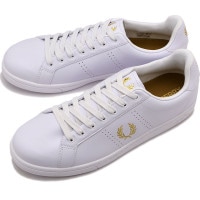 フレッドペリー FREDPERRY メンズ スニーカー B721レザー [B6312-T31 FW23Q4] B721 LEATHER 靴 ローカット WHITE/M.GOLD|FRED PERRY（