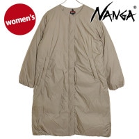 【30％OFF／SALE】ナンガ NANGA レディース ノーカラー ダウンコート [ND2352-1C551 FW23] W NO COLLAR DOWN COAT アウター ゆったりシルエット M