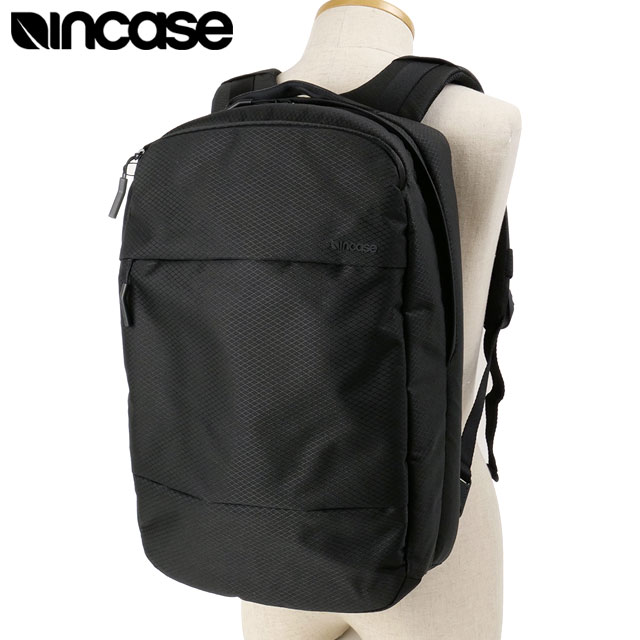【SALE】インケース Incase リュック シティコンパクトバックパック ウィズ ダイアモンドリップストップ [37181014 FW23] City Compact Backpack With Diamond Ripstop 鞄 MacBook Pro 16インチ BLACK【s】