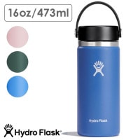 ̵ۥϥɥե饹 Hydro Flask ϥɥ졼 磻ɥޥ 473ml [8900150 SS24] HYDRATION 16oz WIDE MOUTH 󥺡ǥ ƥ쥹ܥȥ  ľ ݲ  ȥɥ ե  ϥ磻