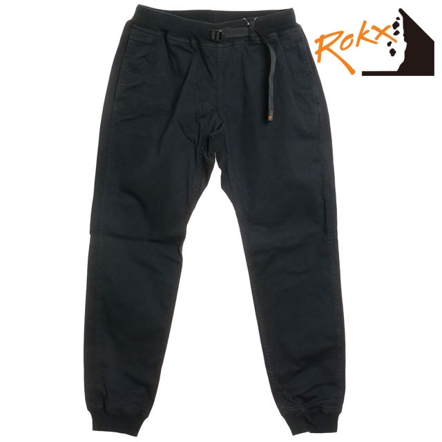 ロックス ROKX メンズ エムジーウッドパンツ [RXMS191020 SS24] MG WOOD PANT ボトムス ロングパンツ クライミングパンツ ストレッチ素材 ALL-BLACK 正規取扱店