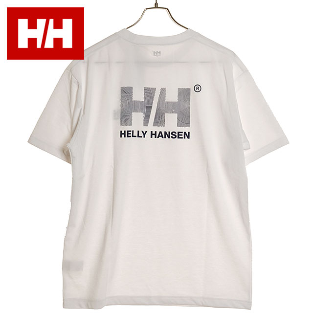 ̵ۥإ꡼ϥ󥻥 HELLY HANSEN  硼ȥ꡼HH֥ƥ [HH62409-CW SS24] S/S HH Wave Logo Tee HH ȥåץ Ⱦµ T ® ꥢۥ磻 ڥ᡼