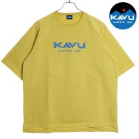 ̵ۥ֡ KAVU  إӡT [19821807 SS24] H/W Tee ȥåץ Ⱦµ 롼ͥå 硼ȥ꡼ Yellow