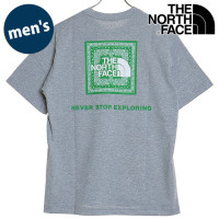 ザ・ノース・フェイス THE NORTH FACE メンズ ショートスリーブバンダナスクエアロゴティー [NT32446-Z SS24] S/S Bandana Square Logo Tee TNF