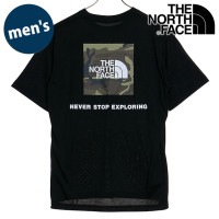 ザ・ノース・フェイス THE NORTH FACE メンズ ショートスリーブスクエアカモフラージュティー [NT32437-K SS24] S/S Square Camouflage Tee TNF 
