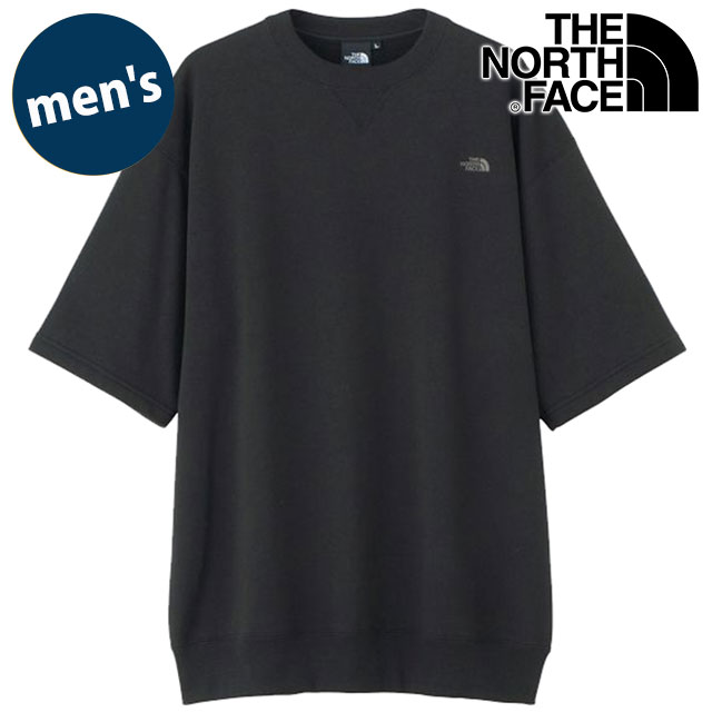 ̵ۥΡե THE NORTH FACE  ϡե꡼֥åȥƥ [NT12446-K SS24] H/S Sweat Tee TNF ȥåץ Ⱦµ T ȥɥ ֥å