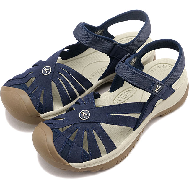 キーン KEEN レディース ローズ サンダル [1025126 SS24] W ROSE SANDALキャンプ Navy