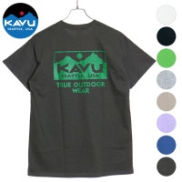 【SALE】カブー KAVU メンズ トゥルーロゴTシャツ [19822032 SS24] TRUE LOGO Tee トップス 半袖 クルーネック ショートスリーブ 【メール便配送】【s】|KAVU