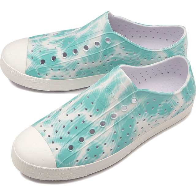 【SALE】ネイティブシューズ native shoes スニーカー ジェファーソン ブルームプリント [11100159 SS24] Jefferson Bloom Print メンズ・レディース 靴 EVA スリッポン Shell-White/Shell-White/Ocean-waves【ts】 正規取扱店