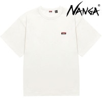 ナンガ NANGA メンズ エコハイブリッド ボックスロゴ エンブロイダリーティー [NW2411-1G804-A SS24] ECO HYBRID BOX LOGO EMBROIDERY TEE ト