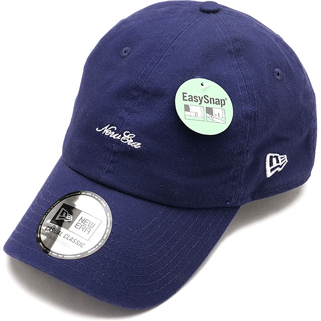 NEW ERA キャップ　紺色 カジュアルクラシック Strap Logo ライトネイビー | ニューエラ