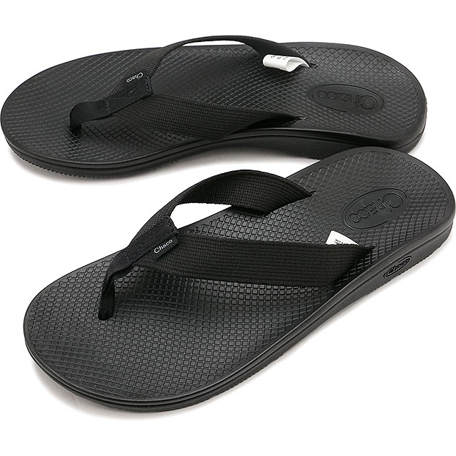 チャコ Chaco メンズ サンダル クラシックフリップ [JCH108069 SS24] Men's Classic Flip トングサンダル ビーチサンダル SOLID-BLACK