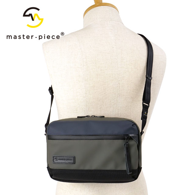 【ポイント10％】マスターピース master-piece メンズ スリック ショルダーバッグ [02486-015] slick-v2 日本製 ショルダーポーチ グレイ