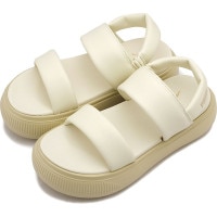 ̵ۥס PUMA ǥ ޥ ѥե   [399451-01 SS24] Mayu Puffy Sandals Wns ȥåץ  Warm-White/Sugared-Almond-Putty