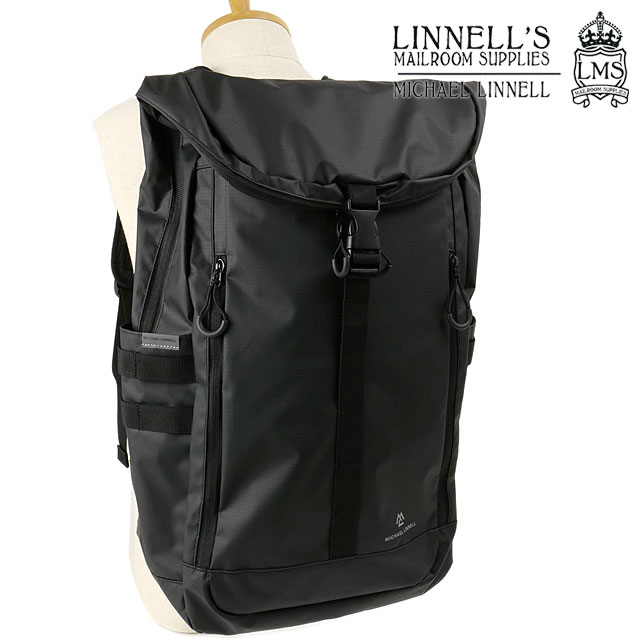 マイケルリンネル MICHAEL LINNELL バックパック [MLAC-34 SS24] 31L BACKPACK メンズ・レディース 鞄 リュック デイパック 通勤通学 Black