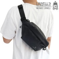マイケルリンネル MICHAEL LINNELL スリングバッグ [MLAC-28 SS24] SLING BAG メンズ・レディース 鞄 ボディバッグ ウエストバッグ Black|MICHAEL L