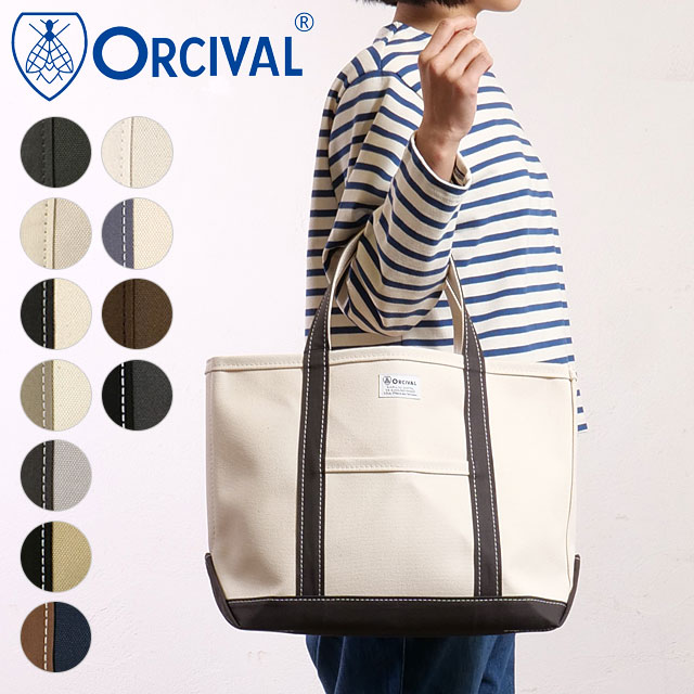 オーシバル ORCIVAL トートバッグ ミディアム [OR-H0284-KWC] TOTE BAG