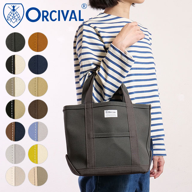 オーシバル ORCIVAL トートバッグ スモール [OR-H0285-KWC] TOTE BAG SMALL メンズ・レディース ユニセックス 鞄 日本製 キャンバストート 小サイズ 帆布 当店激オシ 正規取扱店