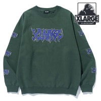 【40%OFF/SALE】エクストララージ XLARGE メタル クルーネックスウェットシャツ [101243012006 FW24] METAL CREWNECK SWEATSHIRT メンズ トッ