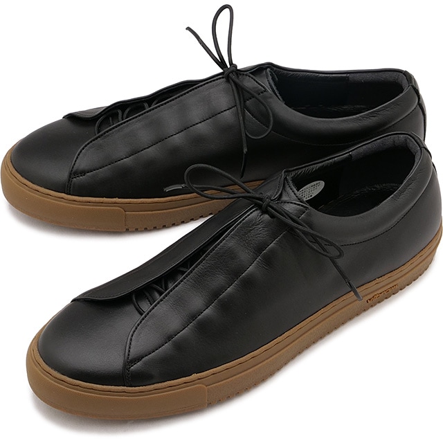 【返品送料無料】ショセ トラベルシューズ TRAVEL SHOES by chausser トラベル シューズ バイ ショセ レザースニーカー [TR-013 FW24] Leather sneaker メンズ 靴 日本製 生活防水 ビブラムソール ブラック BL/CA