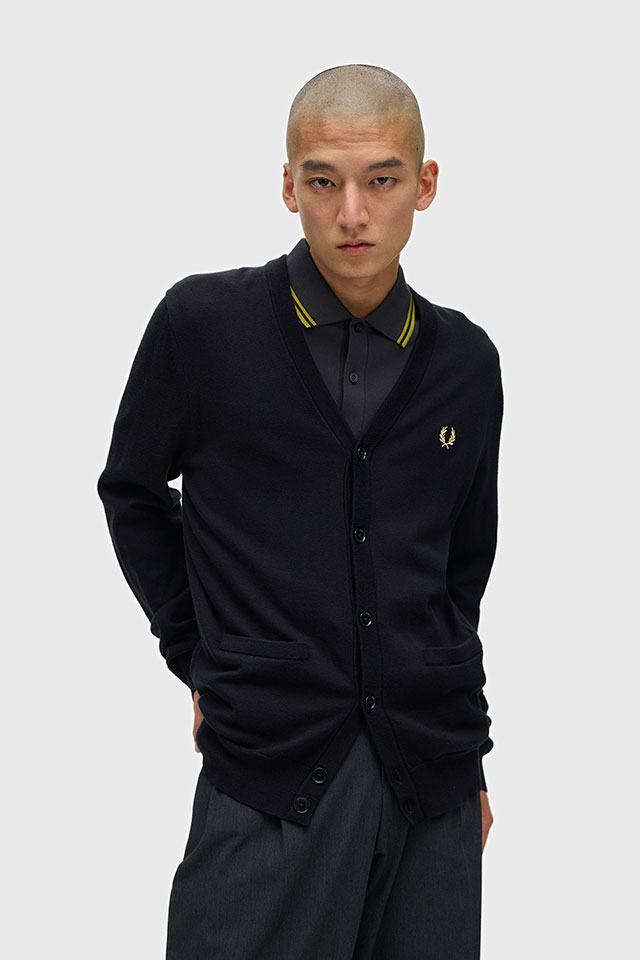 フレッドペリー FRED PERRY クラシックカーディガン [K9551-198 FW24