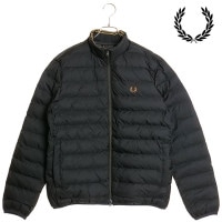 フレッドペリー FRED PERRY インサレーテッドジャケット [J4564-102] INSULATED JACKET メンズ アウター 中綿ジャケット ブルゾン BLACK 正規取扱店|FRED