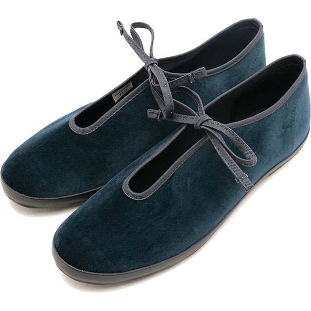 ムーンスター ファインバルカナイズド MOONSTAR FINE VULCANIZED スニーカー ライトプリムW [54323485 FW24] LITE PRIM W レディース 靴 バレエシューズ 日本製 ベルベット GREEN