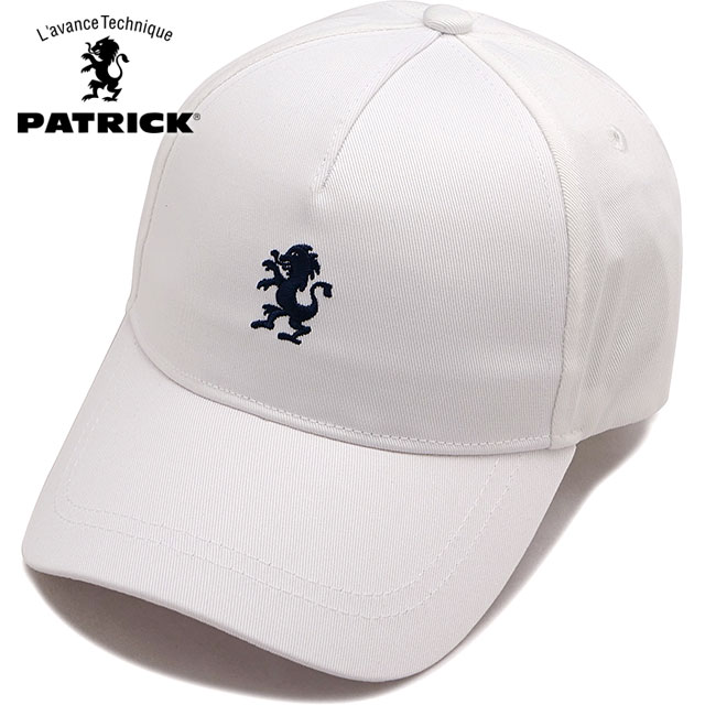 パトリック ゴルフ PATRICK GOLF ゴルフキャップ [241-710 FW24] CAP メンズ・レディース 男女兼用 帽子 フリーサイズ タウンユース WHT