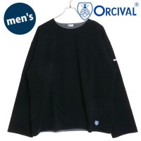 【SALE】オーシバル ORCIVAL ボートネック ロングスリーブ ワイドプルオーバー [OR-C0275-BDJ FW24] BOAT NECK L/S WIDE PULLOVER メンズ トップ