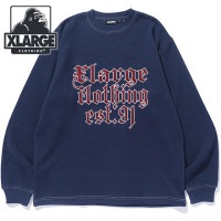 【30％OFF／SALE】エクストララージ XLARGE オールドイングリッシュ EST.91 サーマルロングスリーブトップ [101243012015 FW24] OLD ENGLISH EST.9