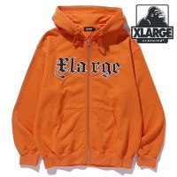 【SALE】エクストララージ XLARGE パッチドロゴ ジップアップフーディー スウェットシャツ [101244012001 FW24WINTER] PATCHED LOGO ZIP UP HOOD