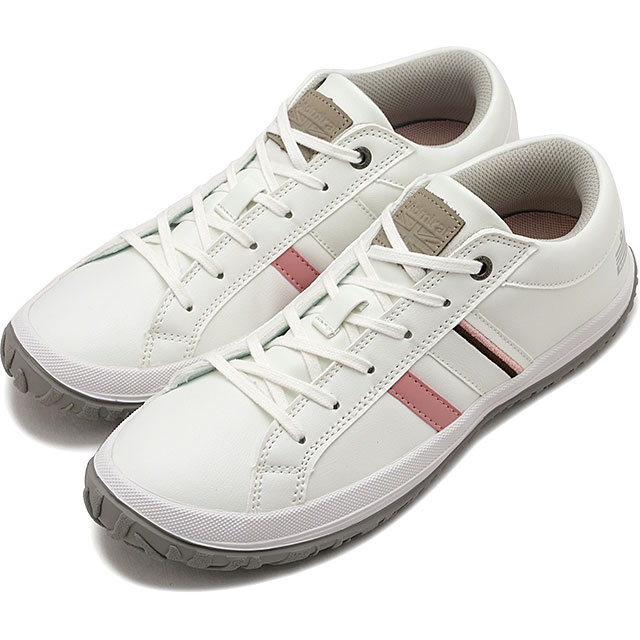 アドミラル Admiral スニーカー アリー [AD-901] ALLIE レディースローカット 抗菌防臭 White/Pink