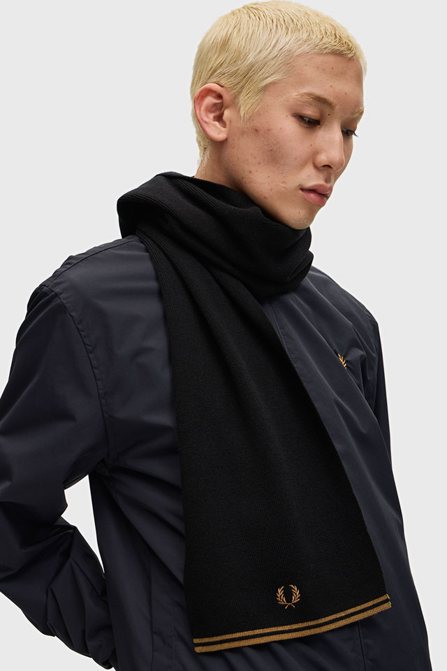 新品未使用 FRED PERRY × RAF SIMONS マフラー Fred Perry Raf Simons x Fred Perry Flannel Scarf SNW2048 | OVERKILL