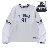 【SALE】エクストララージ XLARGE エクストララージ 91 レイヤード ロングスリーブTシャツ [101242011035 FW24SPOT] XLARGE 91 LAYERD L/S TEE