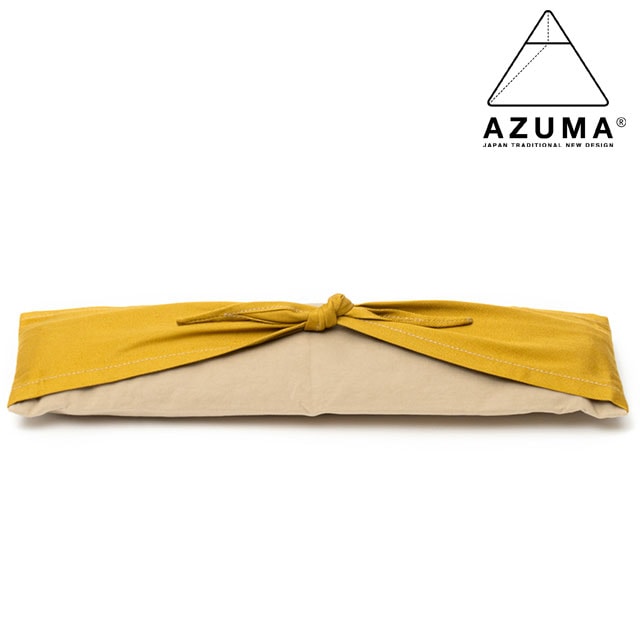 アズマバッグ AZUMA BAG たすき袋 TASUKI BAG series STANDARD [TSKBG-STD01 FW24] メンズ・レディース アヅマバッグ 風呂敷バッグ 小物入れ 日本製 ハンドメイド BEIGE/MUSTARD 【メール便配送】