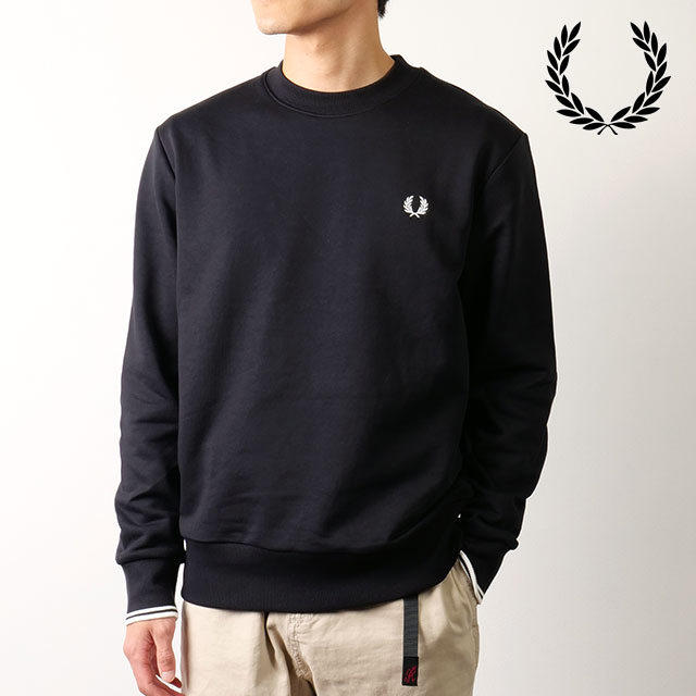 フレッドペリー FRED PERRY クルーネック スウェットシャツ [M7535-184