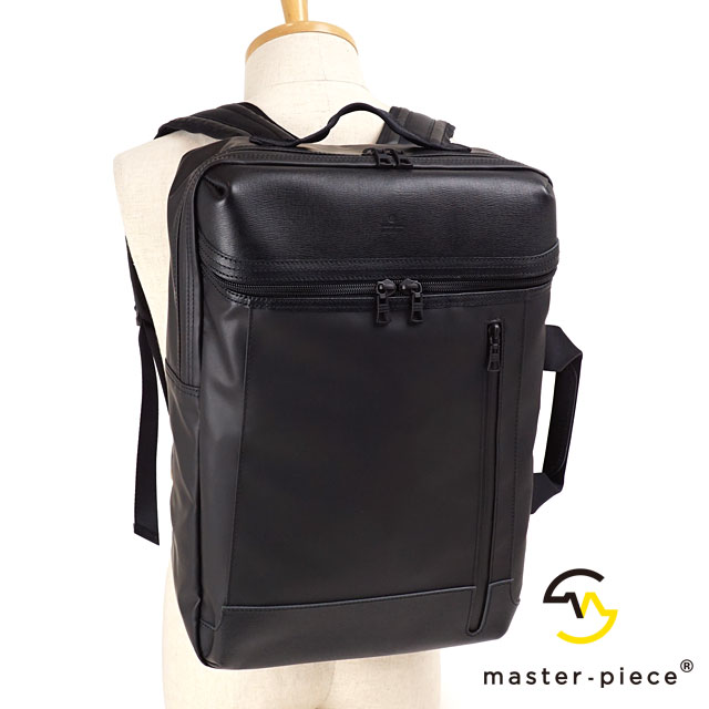 【ポイント10％】マスターピース master-piece リュック PUコーティング 2WAYバッグ STREAM-F [55530-f SS21] メンズ・レディース master piece 鞄 日本製 バッグ ブリーフケース デイパック ビジネス 通勤通学