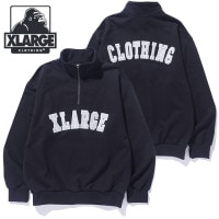 【SALE】エクストララージ XLARGE アーチロゴ ハーフジップ スウェットシャツ [101244012008 FW24WINTER] ARCH LOGO HALF ZIP SWEATSHIRT 