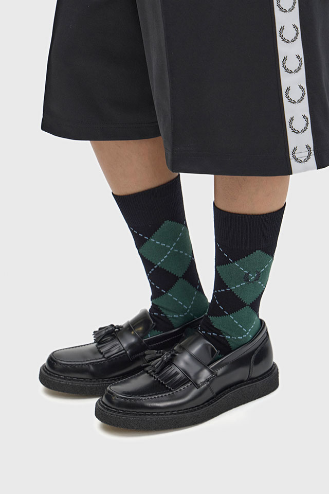 【美品】FRED PERRY E COX タッセルローファー フレッドペリー FRED PERRY ジョージコックス タッセルローファー