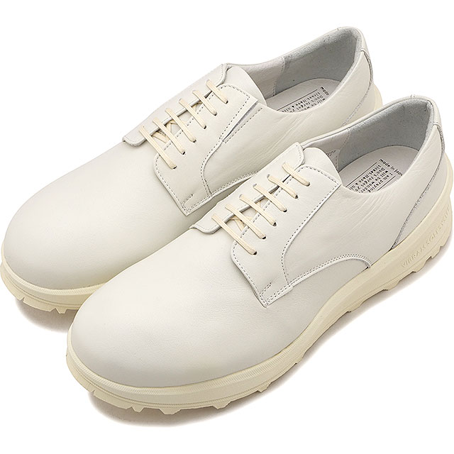 【返品送料無料】ショセ トラベルシューズ TRAVEL SHOES by chausser トラベル シューズ バイ ショセ アクティブ レザースニーカー プレーントゥ [TRA-025 FW24] Active Leather Sneakers Plain toe レディース 靴 日本製 生活防水 ビブラムソール ホワイト WH