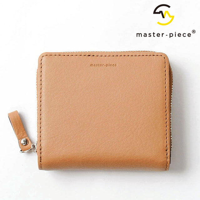 【ポイント10％】マスターピース master-piece ラウンドジップウォレット [223161 FW24] Refine ROUND ZIP WALLET メンズ・レディース 鞄 日本製 二つ折り財布 CAMEL