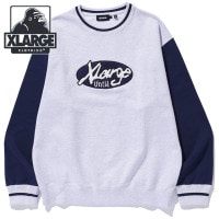 エクストララージ XLARGE レトロ クルーネック スウェットシャツ [101244012026 FW24SPOT] RETRO CREWNECK SWEATSHIRT メンズ x-large エッ