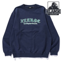 エクストララージ XLARGE オールドイングリッシュロゴ クルーネック スウェットシャツ [101244012025 FW24SPOT] OLD ENGLISH LOGO CREWNECK SWEA