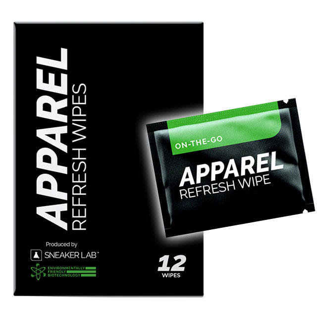 スニーカーラボ SNEAKER LAB アパレル リフレッシュ ワイプス 12パック [127245061003 SS25] APPAREL REFRESH WIPES -12PACK 衣料用 洗浄クリーナー 携帯用 使い捨て シミ 汚れ取り おしゃれギフト 贈り物