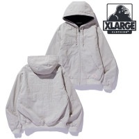 エクストララージ XLARGE エンボスド オールドイングリッシュ フーデッド ワークジャケット [101251021002 SS25] EMBOSSED OLD ENGLISH HOODED WOR