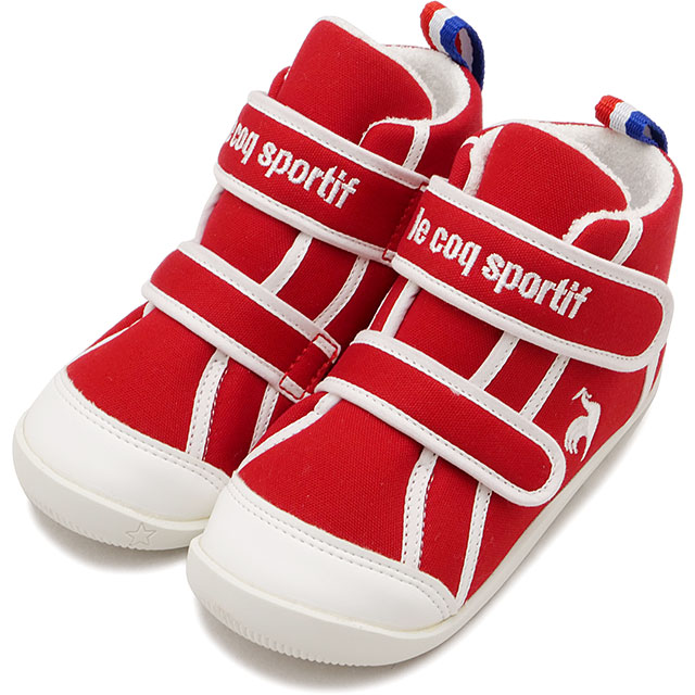 【30％OFF／SALE】ルコック le coq sportif 子供用スニーカー LCS シャルル [QL5WJC51RW SS25] LCS CHARLES ベビー インファント 靴 キッズ シューズ F レッド/ホワイト 正規取扱店【ts】