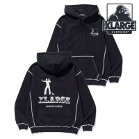 【SALE】エクストララージ XLARGE コントラスト ステッチ プルオーバー フーデッド スウェットシャツ [101251012007 SS25] CONTRAST STITCH PULLOVER