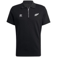 アディダス オリジナルス adidas Originals メンズ オールブラックス トレフォイル ESS 半袖ポロシャツ [KPQ30/JD4075 SS25] M ALL BLACKS トレフォイ